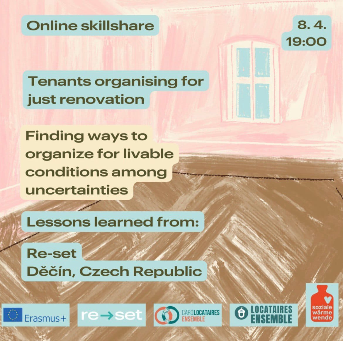 Tue, 8 April, 19h: Webinar Tentants Organizing for Just Renovations