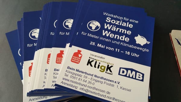 25. Mai 2024: Workshop für eine soziale Wärmewende, Kassel